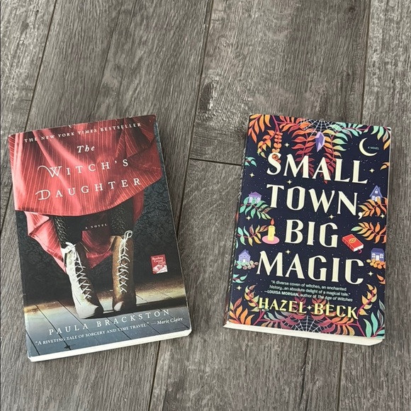 Set of 2 witchy Halloween themed books used - Picture 1 of 2